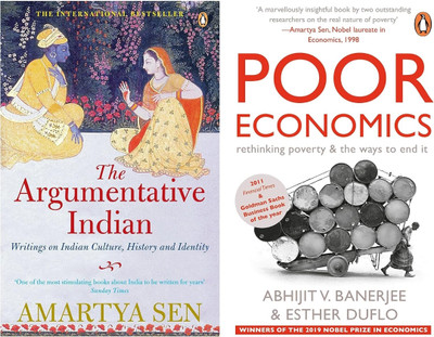 The Argumentative Indian+Poor economics(Paperback, AMARTYA SEN, ABHIJIT V. BANERJEE)