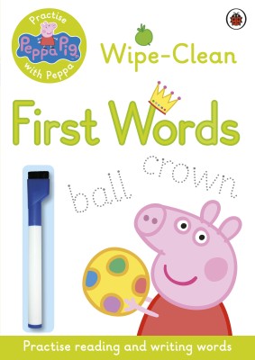 Peppa Pig: Practise with Peppa: Wipe-Clean First Words(English, Paperback, Peppa Pig)