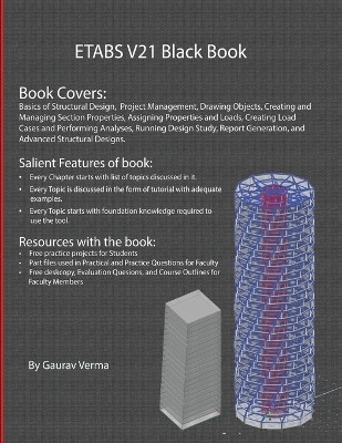 ETABS V21 Black Book(English, Paperback, Verma Gaurav)