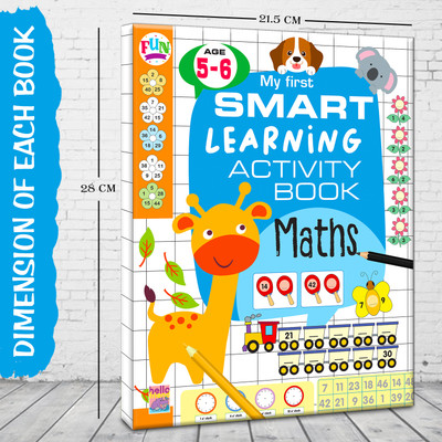 My First Smart Learning Maths Activity Book Age(5-6)-64pp (Edition01)(English, Hardcover, unknown)