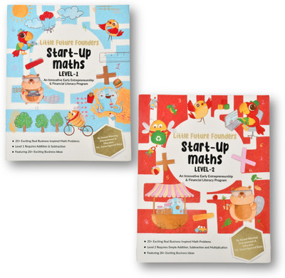 Smart Start Combo: Start-up Maths Activity Book Level 1 & Level 2  - Little Future Founders(Paperback, Sonia Agarwal Bajaj)