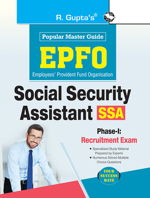 EPFO: Social Security Assistant (Phase-I) Preliminary Exam Guide(English, Paperback, RPH Editorial Board)