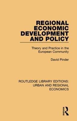 Regional Economic Development and Policy(English, Paperback, Pinder David)