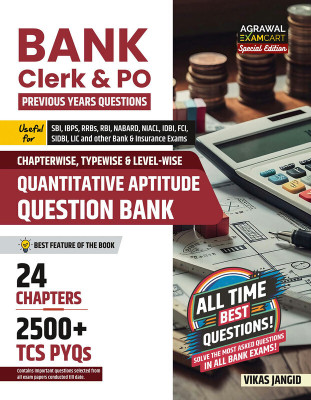 Bank Clerk & Po Math Chapter Wise Solved Papers Em Revised-(English, Hardcover, unknown)