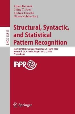 Structural, Syntactic, and Statistical Pattern Recognition(English, Paperback, unknown)