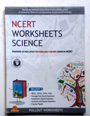 NCERT WORKSHEETS SCIENCE CLASS-9(Paperback, RAJYASHREE JOSHI)