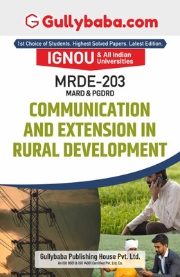 MRDE-203: Rural Development and Entrepreneurship | Comprehensive Guide With Solved Sample & Guess Papers | by- Gullybaba(Paperback, Gullybaba.com Panel)