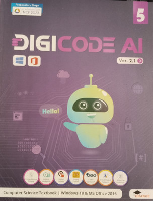 DigiCode AI Class 5 Ver. 2.1(Paperback, Orange Education)