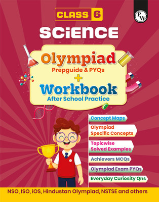 PW Olympiad Plus Workbook For Class 6 Science Prepguide, PYQs and Worksheets(Paperback, PW)