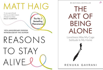 REASONS TO STAY ALIVE+ART OF BEING ALONE(Paperback, Matt Haig)