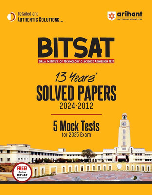 BITSAT 13 Years Solved Paper 2024-2012 5 Mocks Test For 2025 Exam(Paperback, Sanjay Kumar Abhinav, RS Mittal)