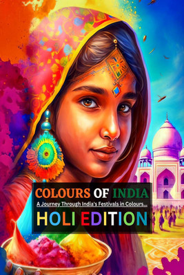 Colours of India | Colourful Holi  - A Fun-filled Kids Colouring Book for Ages 3 to 8 years old:Explore the Joyful Festival of Holi with Fun and Creativity - A Colouring Book for Kids Aged 3+(English, Paperback, Trupen Bhupendrabhai Patel)