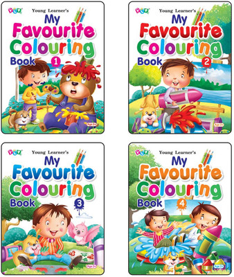 My Favourite Colouring Series ( Set of 4 Titles)(English, Paperback, Young Learner)