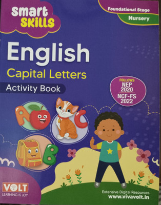 Smart Skills English Capital Letters Activity Book Nursery(Paperback, VivaVolt Learning)