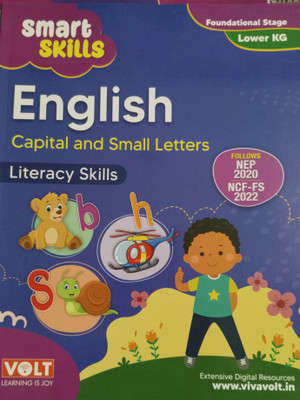 Smart Skills English Capital and Small Letters Literacy Skills Lower KG(Paperback, VivaVolt Learning)