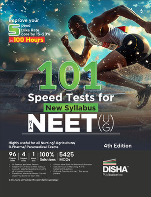 101 Speed Tests for Nta Neet (Ug) 4th Edition | 96 Chapter Tests 3 Sub(English, Paperback, unknown)