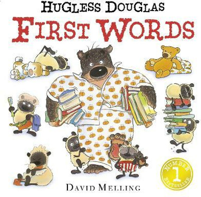 Hugless Douglas First Words Board Book(English, Board book, Melling David)