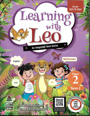 LEARNING WITH LEO MATHEMATICS TERM-2 FOR CLASS-2(Paperback, JACINTHA WILLIAM, SHEELA KHANDELWAL)