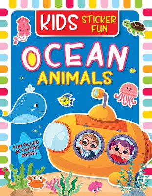 Kids Sticker Fun_ Ocean Animals(Paperback, Kavi Studio)