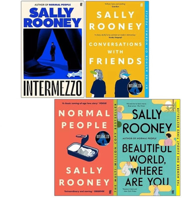 Intermezzo + Normal People + Conversation With Friends + Beautiful World, Where Are You (Sally Rooney Collection 4 Books Set)(Paperback, Sally Rooney)