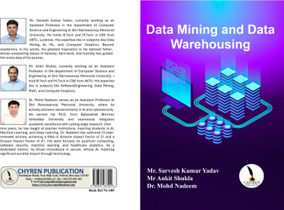 Data Mining and Data Warehousing  - A5 Size(Paperback, Mr. Sarvesh Kumar Yadav, Mr Ankit Shukla, Dr. Mohd Nadeem)