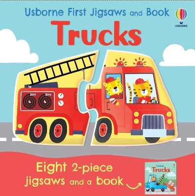 Usborne First Jigsaws and Book: Trucks(English, Paperback, Wheatley Abigail)
