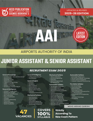 AAI (Airports Authority Of India) Junior Assistant & Senior Assistant Recruitment 2022 - 2023 Exam(Paperback, Heed Editorial Board - Cosmos Bookhive's)