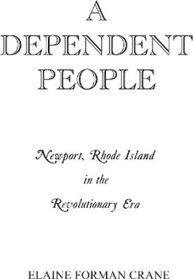 A Dependent People(English, Paperback, Crane Elaine F.)