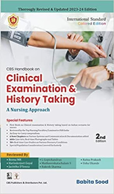 CBS Handbook On Clinical Examination & History Taking A Nursing Approach 2ed . (PB-2023)(Paperback, Babita Sood)