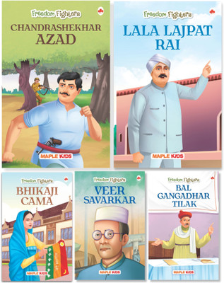 Freedom Fighters (Set of 5 Books) - Azad, Lala Lajpati Rai(English, Paperback, unknown)