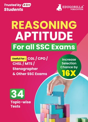 Reasoning Ability For SSC Book  - 2024 (English Edition) - 34 Solved Topic-wise Tests For SSC CGL, CPO, CHSL, MTS, Stenographer and Other SSC Exams with Free Access to Online Tests(English, Paperback, Edugorilla Prep Experts)