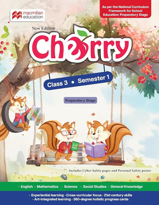 Cherry Class 3 Semester 1 (New Edition 2025) – Trusted by 10,000+ Schools | Aligned with NCF 2023 | All-in-One Book (English, Math, Science & More)(Paperback, Macmillan Education India)