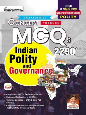General Studies Series Concept Through Mcqs Indian Polity & Governance For Upsc & State Pcs(English Medium)(4669)(Hindi, Hardcover, unknown)