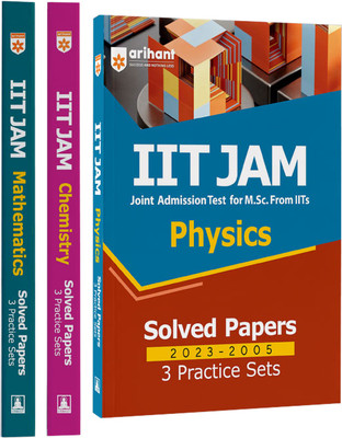Iit Jam Physics, Chemistry & Mathematics Solved Papers (2023-2005) and First Edition(English, Hardcover, unknown)