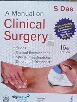 A Manual On Clinical Surgery By S Das(Paperback, S Das)
