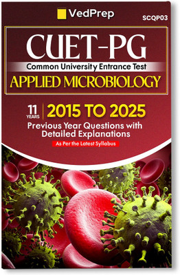VedPrep CUET PG Applied Microbiology Previous Year Questions With Detailed Explanations 2015 To 2025  - PYQs(Paperback, VedPrep)