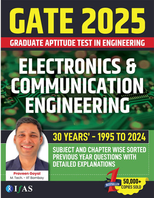 GATE Electronics and Communication Engineering Book | GATE ECE Previous Year Solved Papers  - 2026 | Last 30 Years GATE ECE PYQ Book (1995 to 2024) | Best Seller PYQ Book for GATE Electronics & Communication Engineering Exams in India | Section & Topic-wise Sorted Previous Year Questions Papers with
