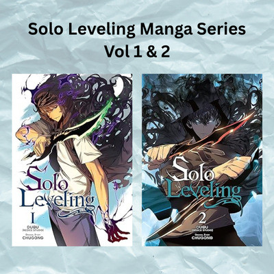 Solo Leveling Manga Series Vol 1 & 2(Paperback, Chugong)