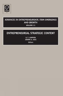 Entrepreneurial Strategic Content(English, Hardcover, Lumpkin G. T.)