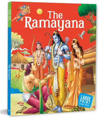 LARGE PRINT STORY BOOK THE RAMAYANA (PAPER BACK)(English, Paperback, Mary Shelley)