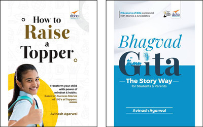 Combo - How to Raise a Topper and Bhagvad Gita - The Story Way for Students & Parents(Paperback, Disha Experts)