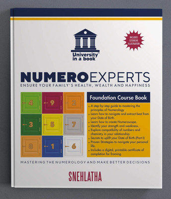 Numeroexperts Foundation Course Book  - NUMEROEXPERTS Foundation Course Book Divine Science Numerology Future Expert Book(Hardcover, Snehlatha)