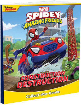 Spidey and His Amazing Friends - Collect-Me Book - Construction Destruction| | Action-Packed Adventure for Kids| Picture Book| Marvel Fans| Heroic Adventure| Ages 3-5(Hardcover, Parragon)