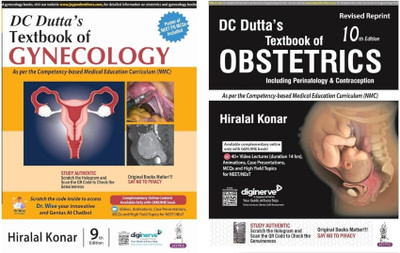 DC Dutta’s Textbook of Obstetrics Including Perinatology & Contraception & DC Dutta's Textbook of Gynecology(Paperback, Dc dutta ji)