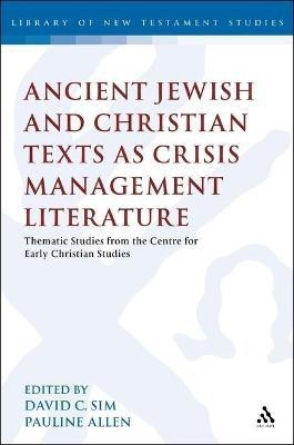 Ancient Jewish and Christian Texts as Crisis Management Literature(English, Electronic book text, unknown)