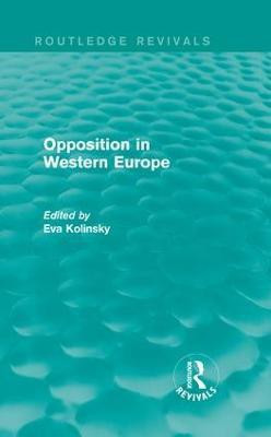 Opposition in Western Europe(English, Hardcover, unknown)