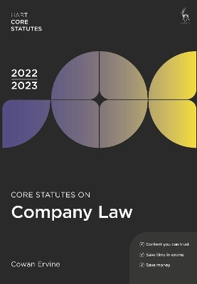 Core Statutes on Company Law 2022-23(English, Paperback, Ervine Cowan)