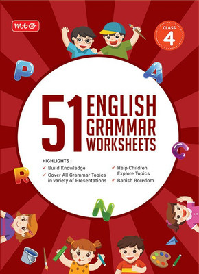 Mtg 51 English Grammar Worksheets Class 4(English, Paperback, unknown)