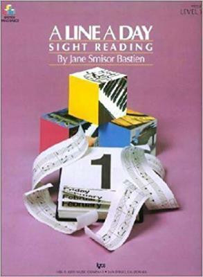A Line a Day: Sight Reading Level 1(English, Sheet music, Bastien Jane)