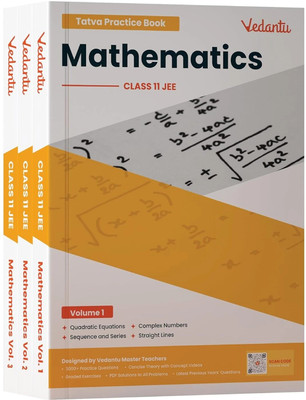 Vedantu JEE TATVA Class 11 Mathematics Book Set Of 3 | JEE 2026 Study Material | Interactive Learning with QR Code Videos & Solutions | Comprehensive Theory & Exercises for IIT JEE Main & Advanced Preparation(Paperback, Vedantu)